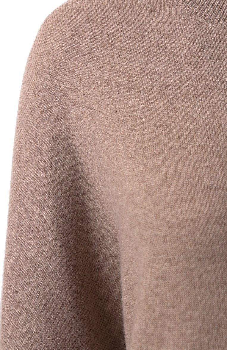 Женское кашемировое платье EXTREME CASHMERE бежевого цвета, арт. 289-011-01-FE-04 | Фото 6 (Материал внешний: Кашемир, Шерсть; Длина Ж (юбки, платья, шорты): Макси; Рукава: Длинные; Случай: Повседневный; Женское Кросс-КТ: Платье-одежда; Стили: Кэжуэл; Кросс-КТ: Трикотаж)