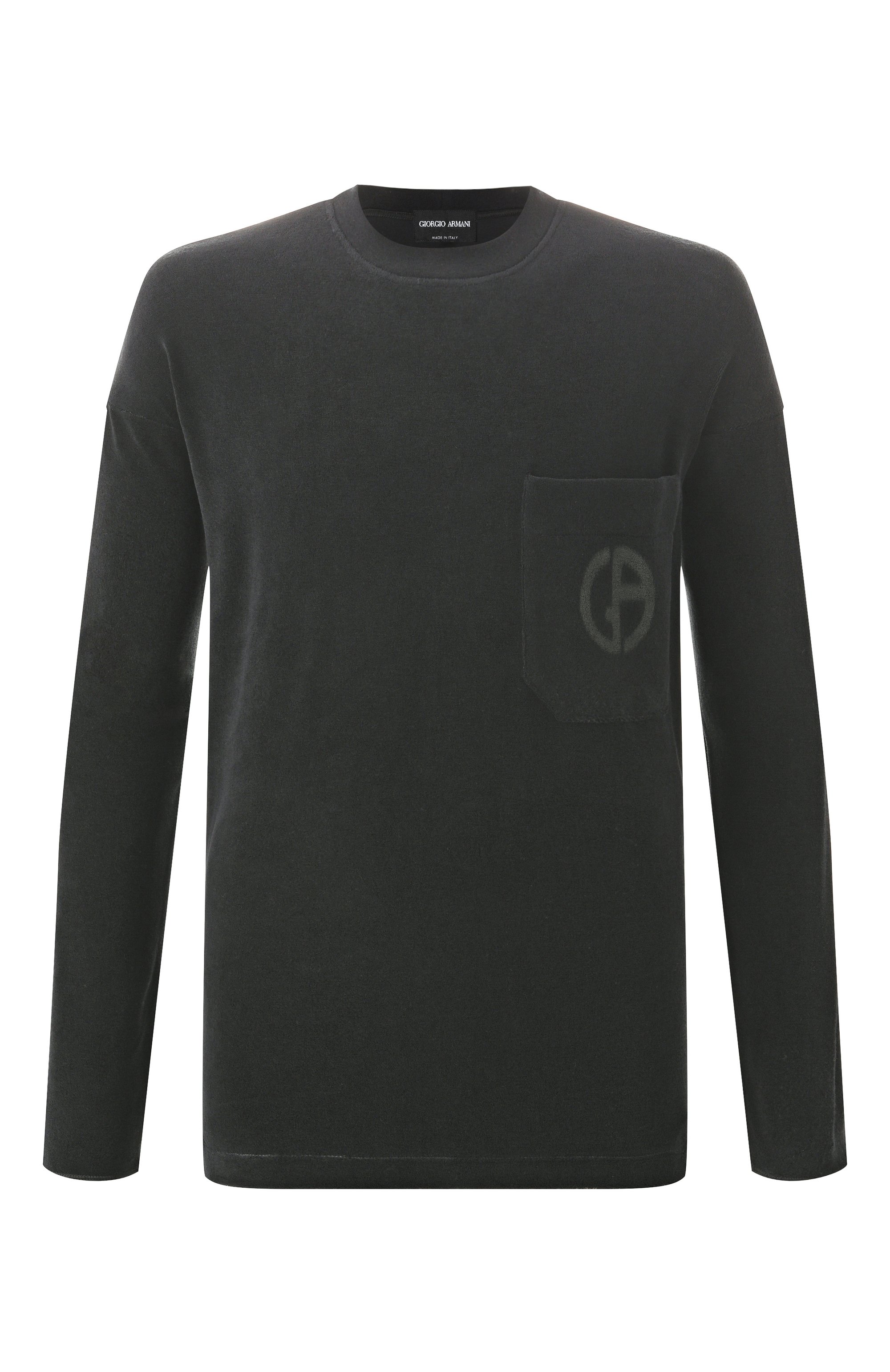 Хлопковый лонгслив GIORGIO ARMANI, арт. GM001249/TE13896, фото 1