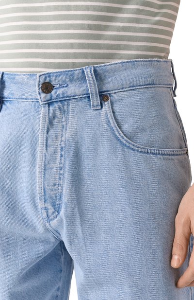 Джинсовые шорты EMPORIO ARMANI голубого цвета по цене 27500 руб., арт. EM001723/AF13269, фото 5 Джинсовые шорты EMPORIO ARMANI, арт. EM001723/AF13269, фото 5