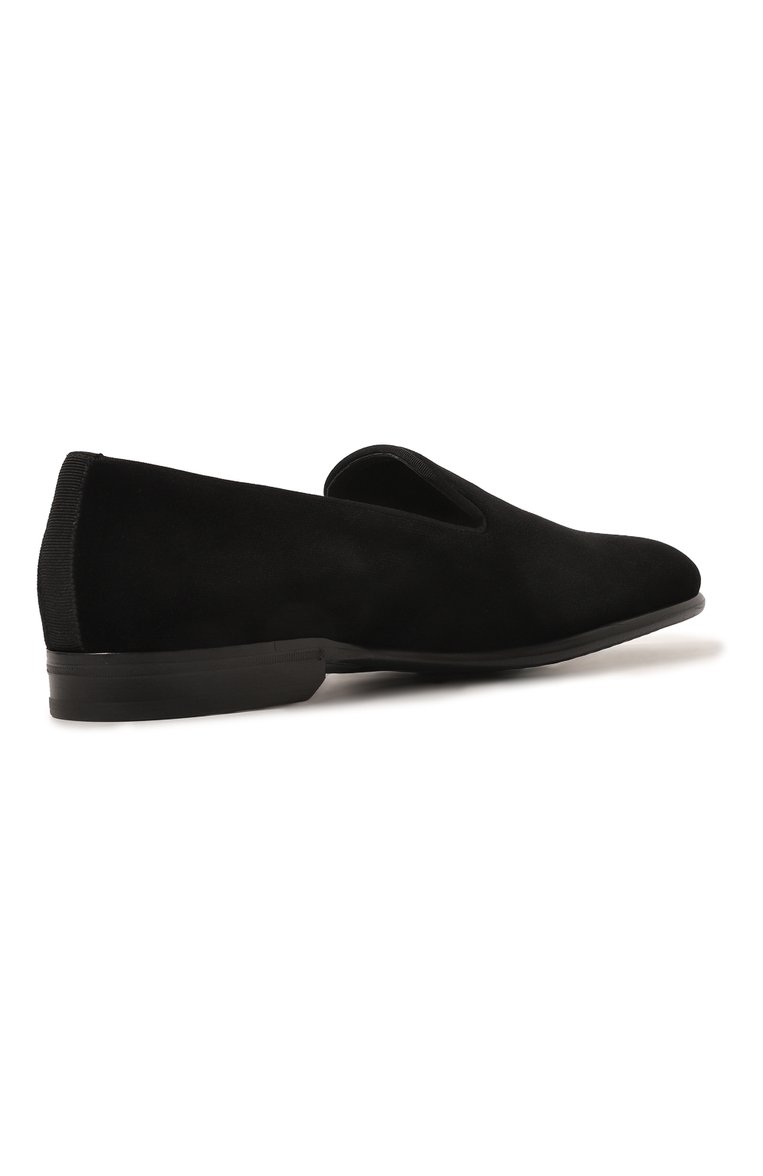 Мужские текстильные лоферы DOLCE & GABBANA черного цвета, арт. A50491/A6808 | Фото 5 (Материал внешний: Текстиль; Материал сплава: Проставлено; Нос: Не проставлено; Стили: Классический; Материал внутренний: Текстиль; Мужское Кросс-КТ: Вечерняя обувь)