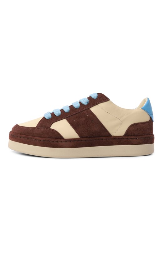 Кожаные кеды Vic Matie 1K5754D_K22BSDTI53 Коричневый  1K5754D_K22BSDTI53 Фото 4