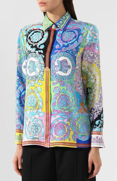 Шелковая рубашка VERSACE, арт. A82662/A229975, фото 3