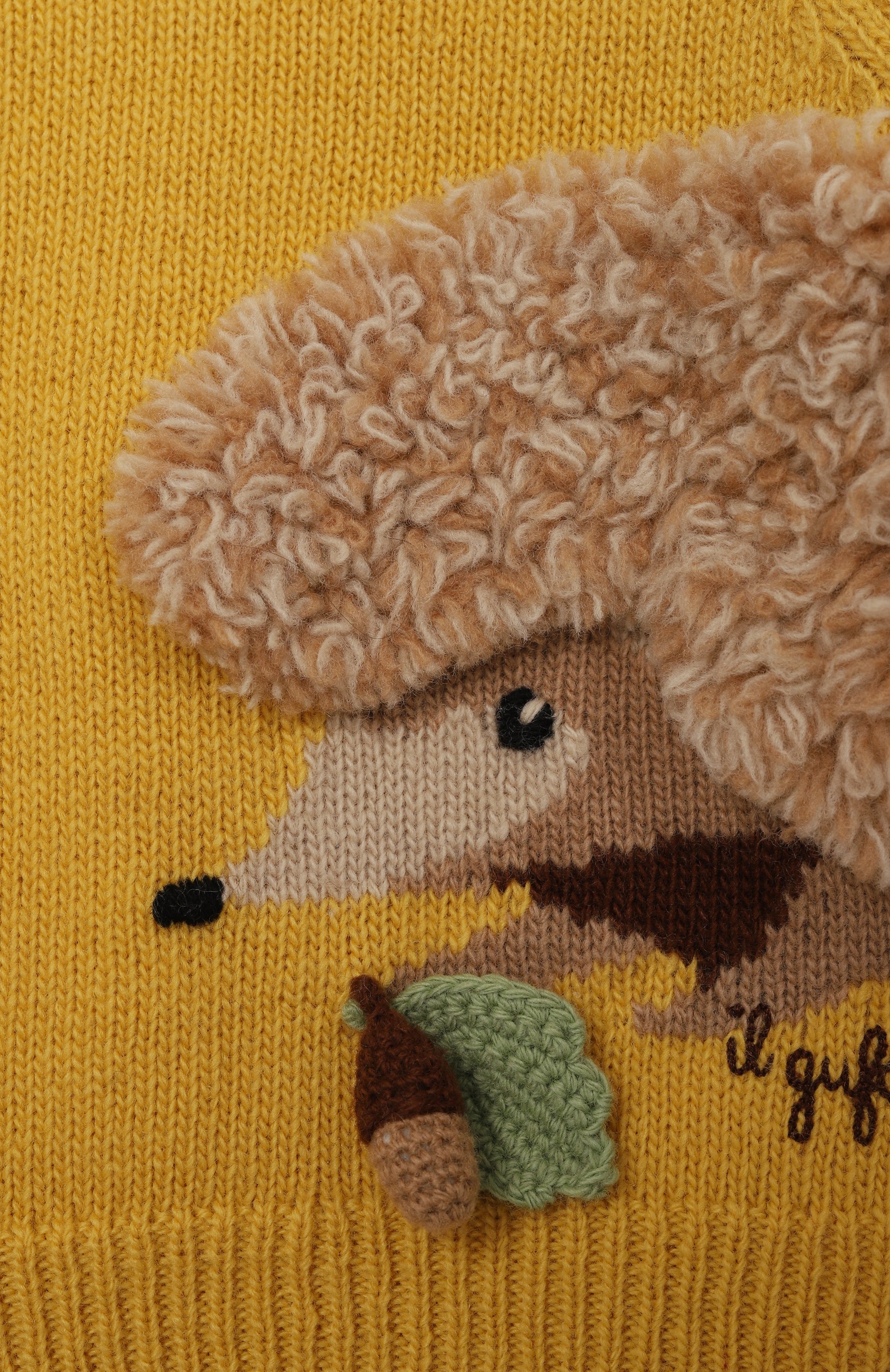 Шерстяной свитер IL GUFO, арт. A25GMA0021EM220/3M-9M, фото 3