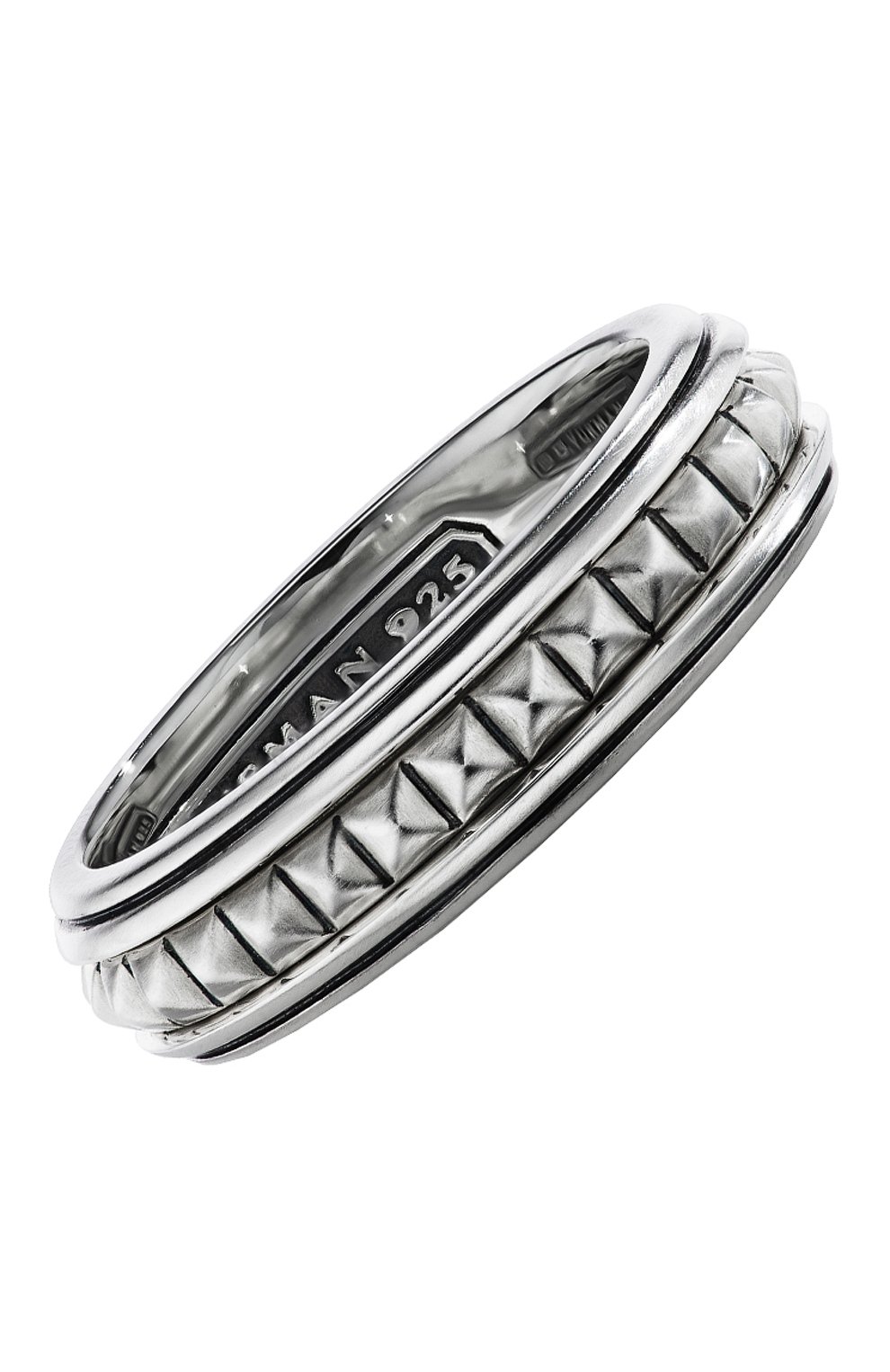 Кольцо DAVID YURMAN бесцветного цвета по цене 59800 руб., арт. R25481MSS, фото 1 Кольцо DAVID YURMAN, арт. R25481MSS, фото 1