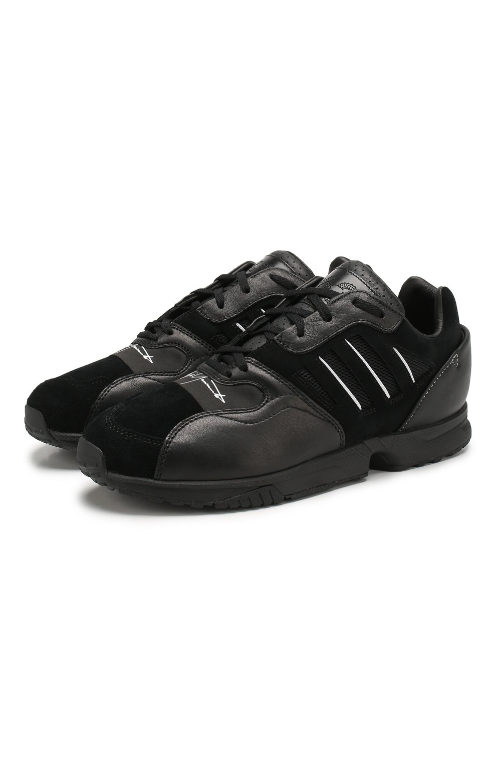 ハーディ Мужские черные комбинированные кроссовки zx run Y-3 купить в ЦУМ