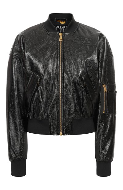 Женский бомбер из экокожи VERSACE JEANS COUTURE, арт. 79HASD08/CQ16D