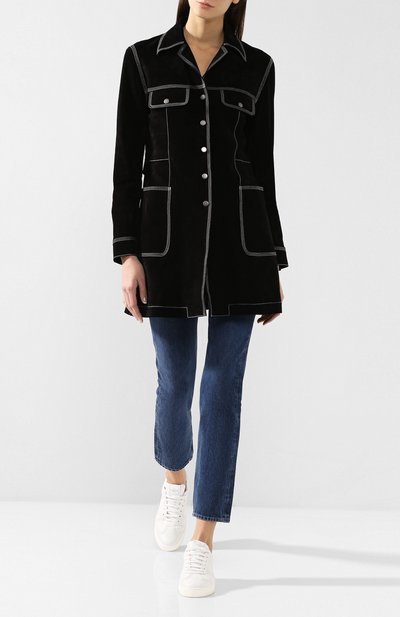 Кожаная куртка MARC JACOBS (THE) черного цвета по цене 99500 руб., арт. M4007777, фото 2 Кожаная куртка MARC JACOBS (THE), арт. M4007777, фото 2