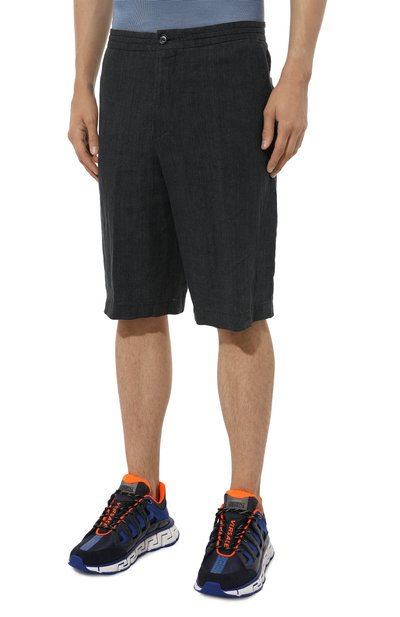 Льняные шорты ZEGNA, арт. UBI32A5/TB11433, фото 3