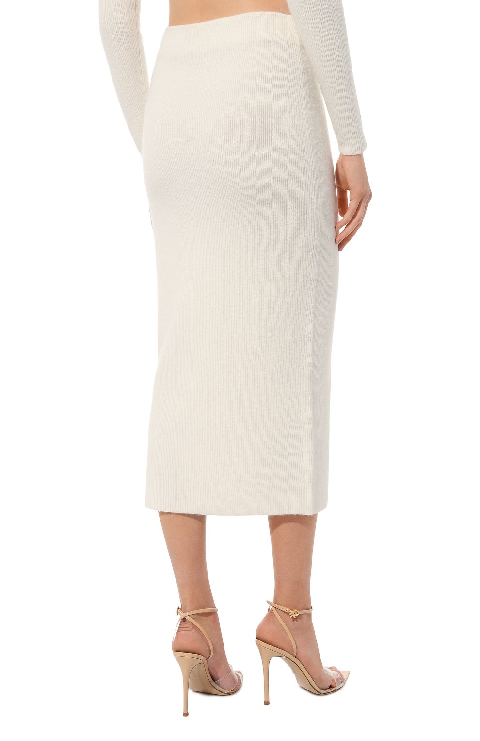 Юбка HUGO белого цвета по цене 16450 руб., арт. 50482462, фото 4 Юбка HUGO, арт. 50482462, фото 4