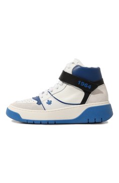 Высокие кеды из кожи DSQUARED2, арт. 75660/36-40, фото 1