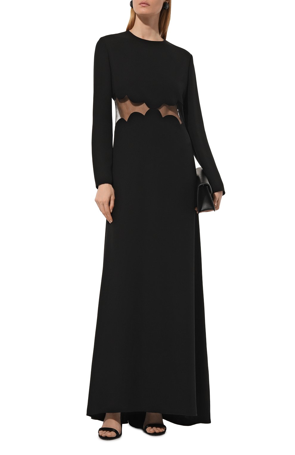 Шелковое платье VALENTINO, арт. 5B3VDJB01MM, фото 2