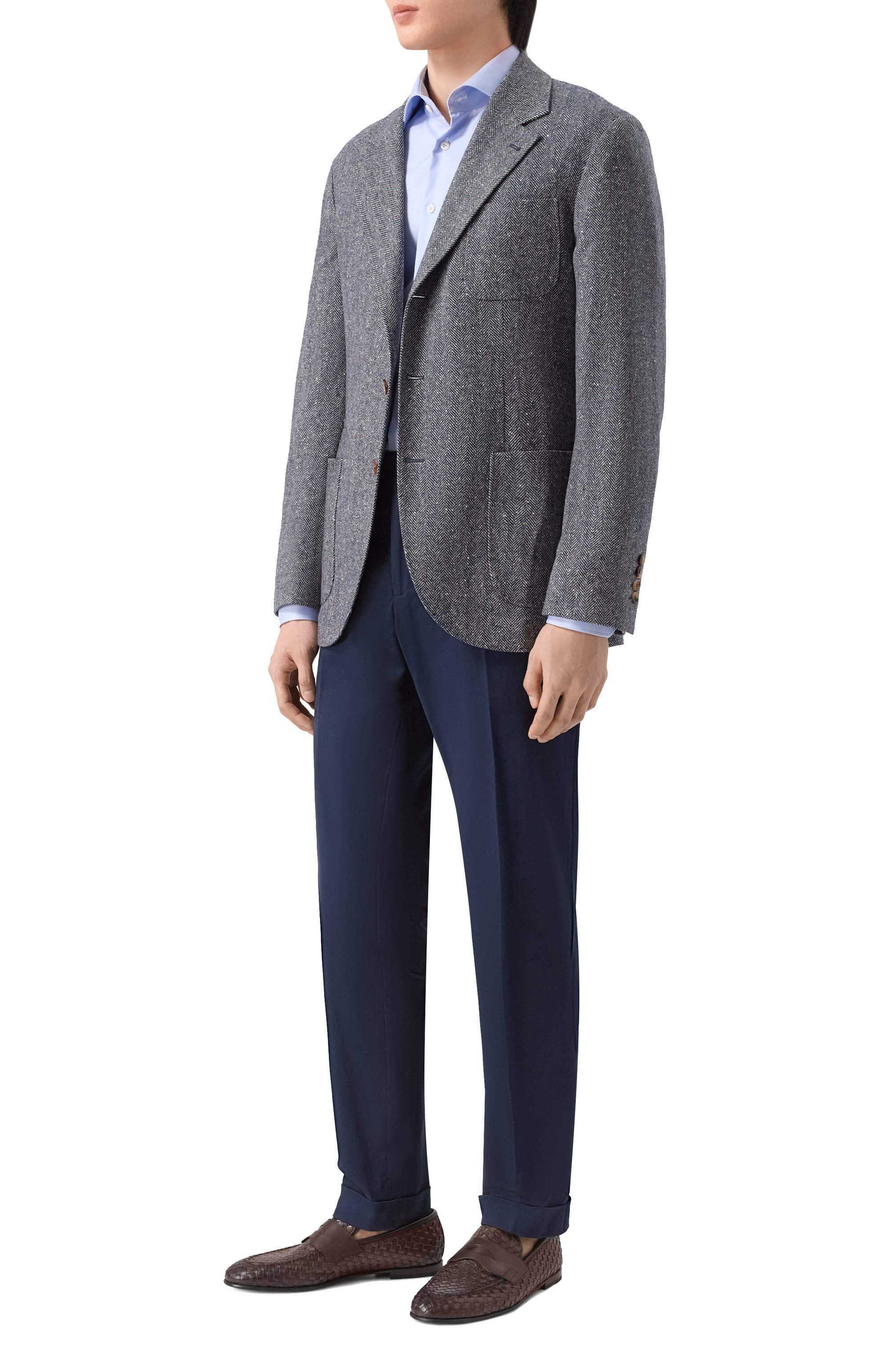 Кожаные пенни-лоферы BARRETT, арт. 231U040.1/INT.PASAD0 8 MM, фото 2