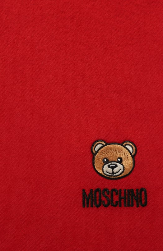 Шерстяной шарф Moschino 50124/M5783 Красный  50124/M5783 Фото 3