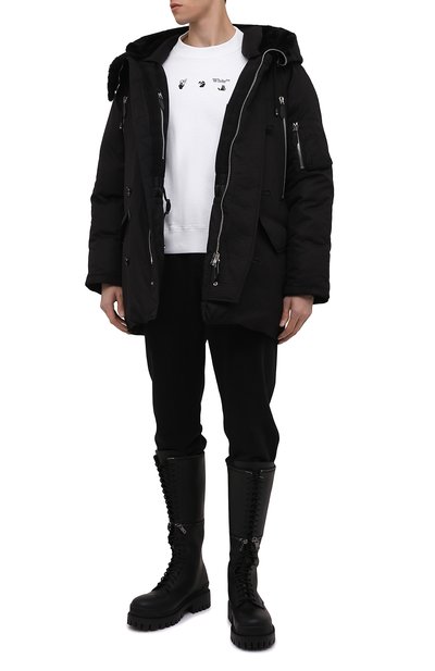 Кожаные ботинки master BALENCIAGA черного цвета по цене 143000 руб., арт. 664598/WA901, фото 2 Кожаные ботинки master BALENCIAGA, арт. 664598/WA901, фото 2