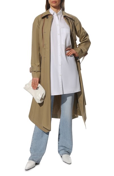 Хлопковая рубашка JIL SANDER белого цвета по цене 79100 руб., арт. JSXU600605-WU245500, фото 2 Хлопковая рубашка JIL SANDER, арт. JSXU600605-WU245500, фото 2
