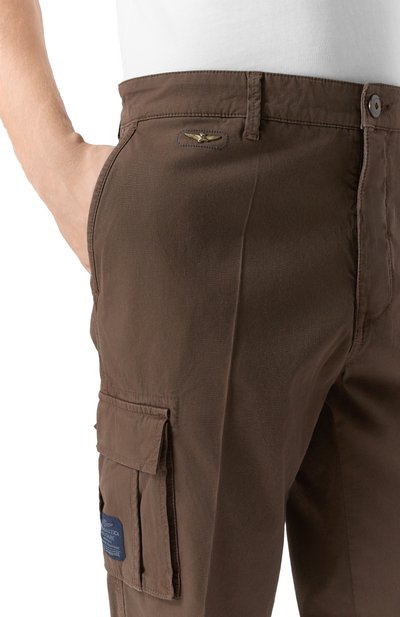 Хлопковые брюки-карго AERONAUTICA MILITARE, арт. PA1329UCT02443_001, фото 5