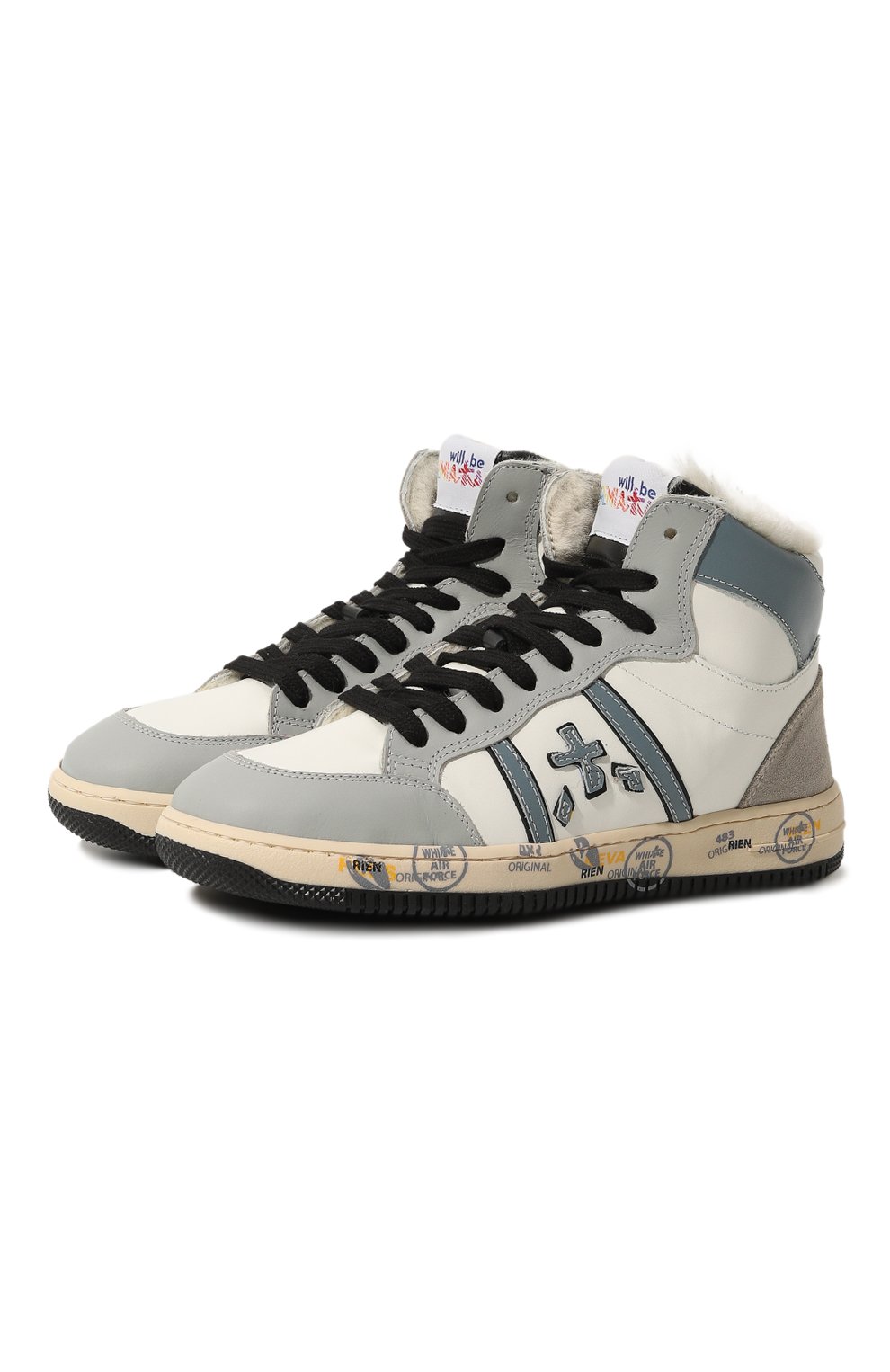 Кожаные кеды wally PREMIATA WILL BE, арт. 24M322410/WALLY HI M/36-40, фото 1