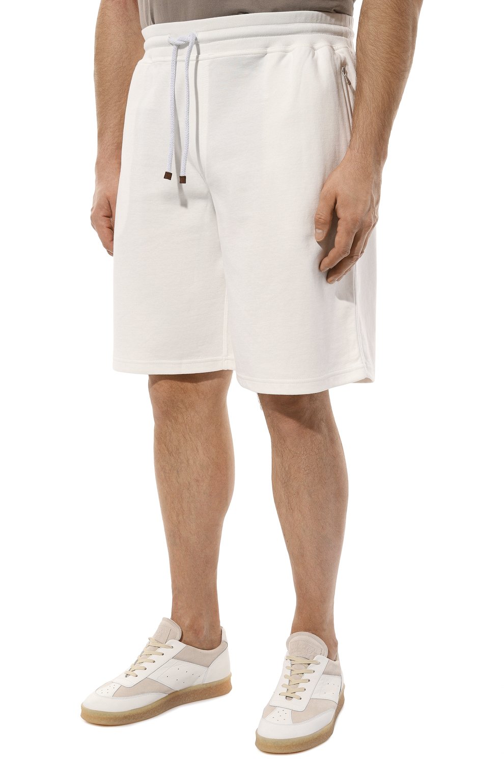 Хлопковые шорты BRUNELLO CUCINELLI, арт. M0T353242G, фото 3