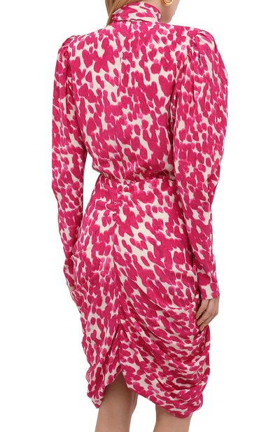 Шелковое платье ISABEL MARANT, арт. R02039-21A021I/BAT0A, фото 4