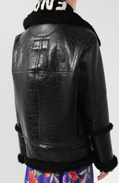 Укороченная дубленка свободного кроя BALENCIAGA, арт. 518095/TSH11, фото 4