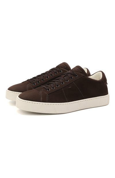Замшевые кеды SANTONI, арт. MBGL21012PNNXS00T50, фото 1