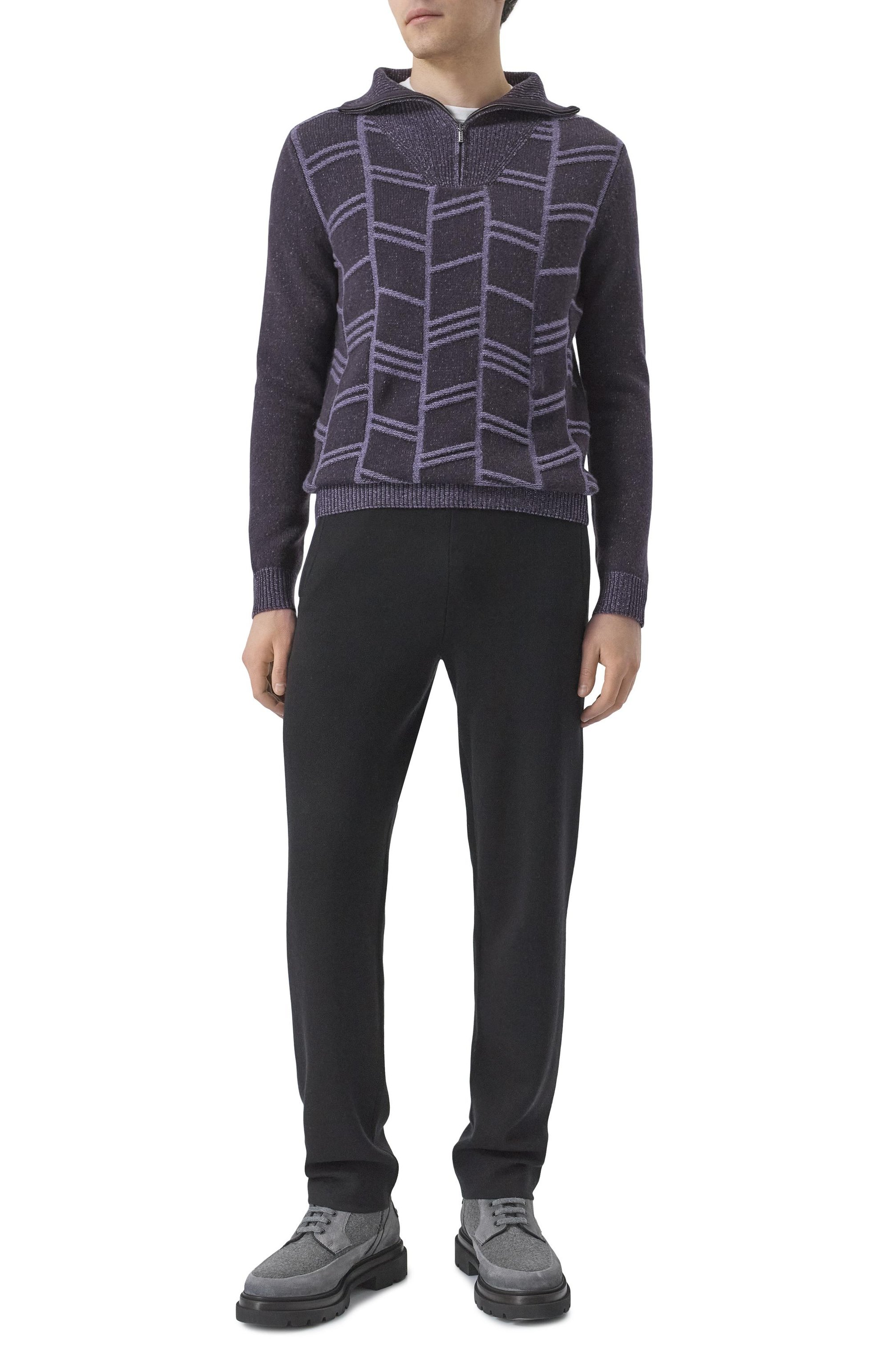 Свитер из кашемира и шерсти ZILLI, арт. KSHZ01M0280VTIL00/64, фото 2