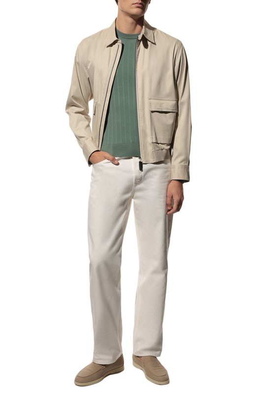 Шерстяной джемпер Il Borgo Cashmere Зелёный, фото 2