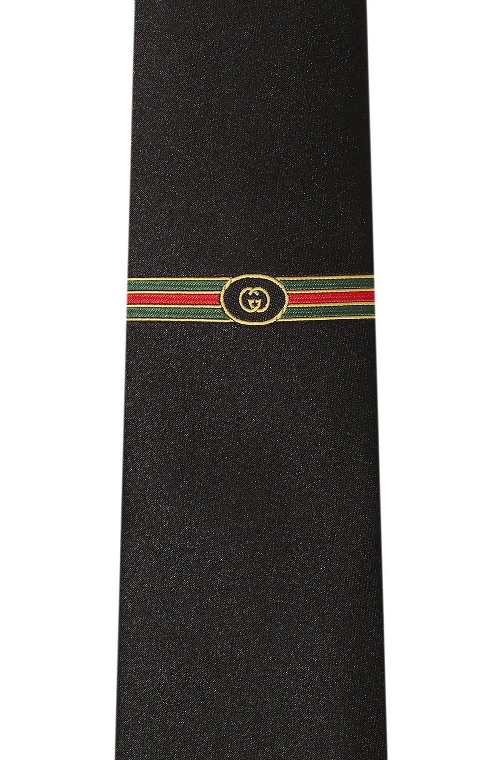 Шелковый галстук GUCCI черного цвета по цене 25920 руб., арт. 621511 4E009, фото 4 Шелковый галстук GUCCI, арт. 621511 4E009, фото 4