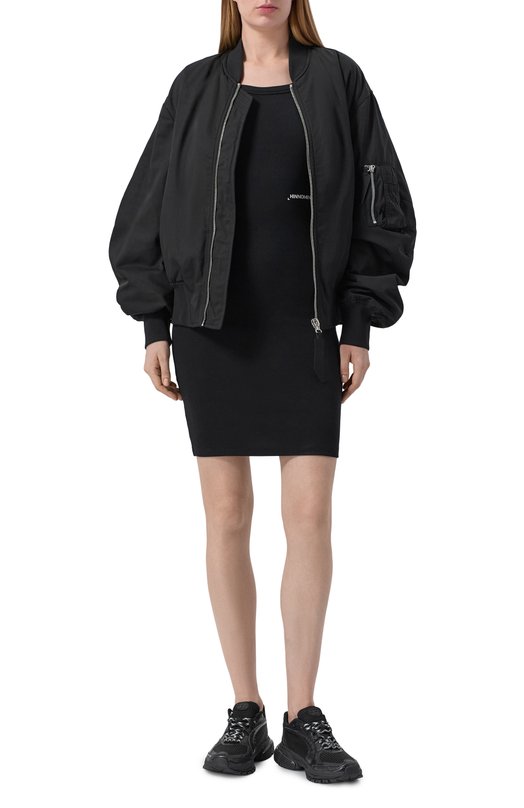 Хлопковое платье HINNOMINATE HMABW02521 Чёрный  HMABW02521 Фото 2