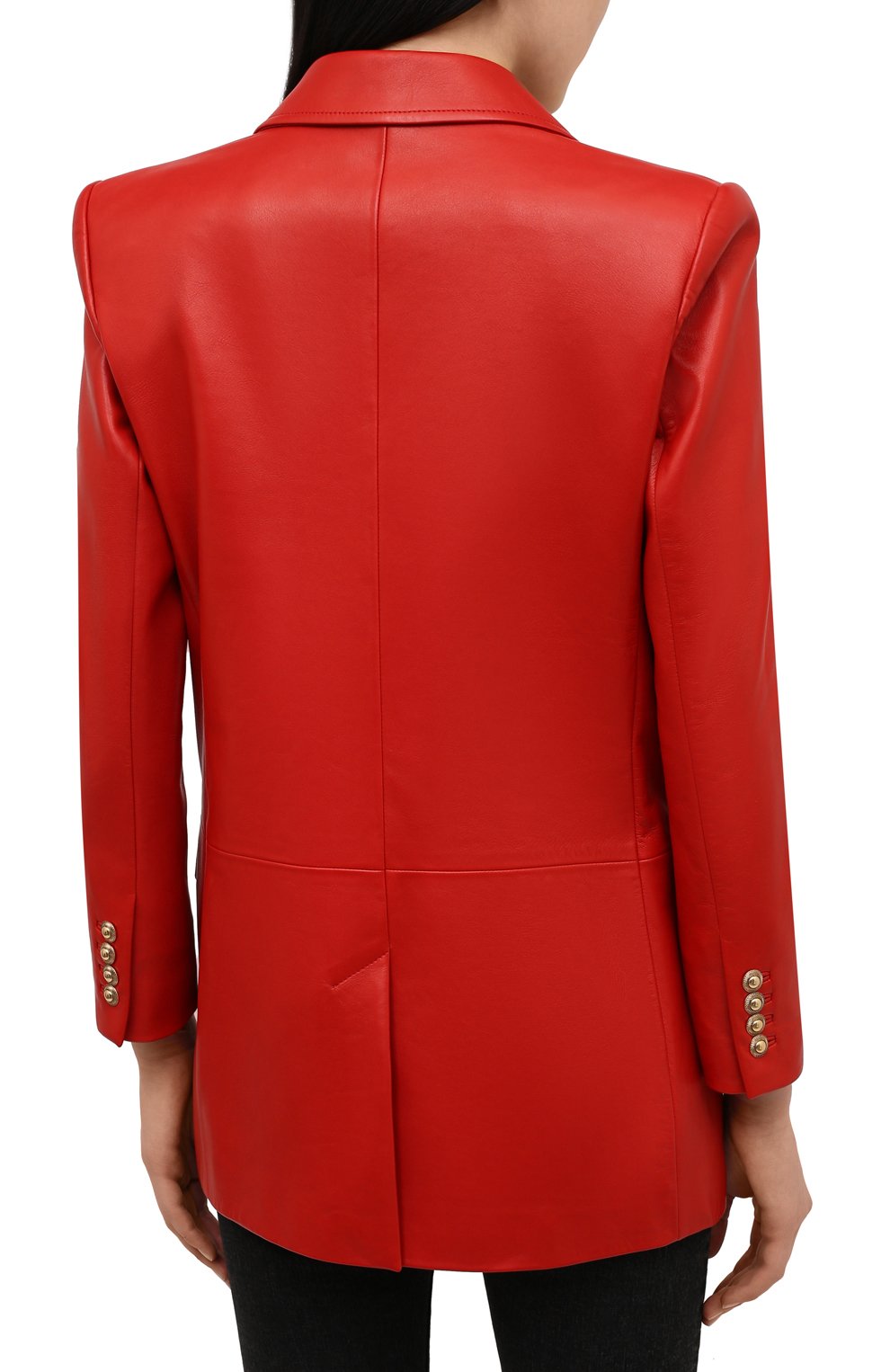 Кожаный жакет SAINT LAURENT, арт. 648330/Y50A2, фото 4