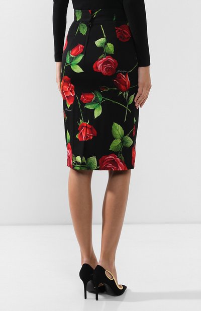 Шелковая юбка DOLCE & GABBANA, арт. F4BPPT/FSAY1, фото 4