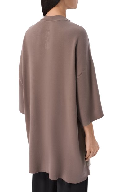 Хлопковая футболка RICK OWENS темно-бежевого цвета по цене 69950 руб., арт. RP02F5204/JDC, фото 4 Хлопковая футболка RICK OWENS, арт. RP02F5204/JDC, фото 4
