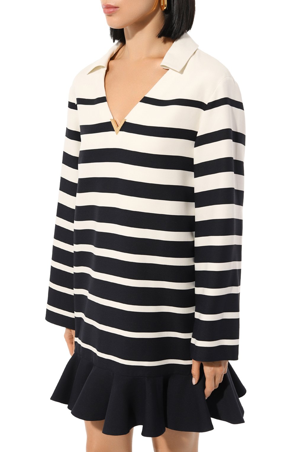 Платье из шерсти и шелка VALENTINO, арт. 5B3VAAJ58QQ, фото 3