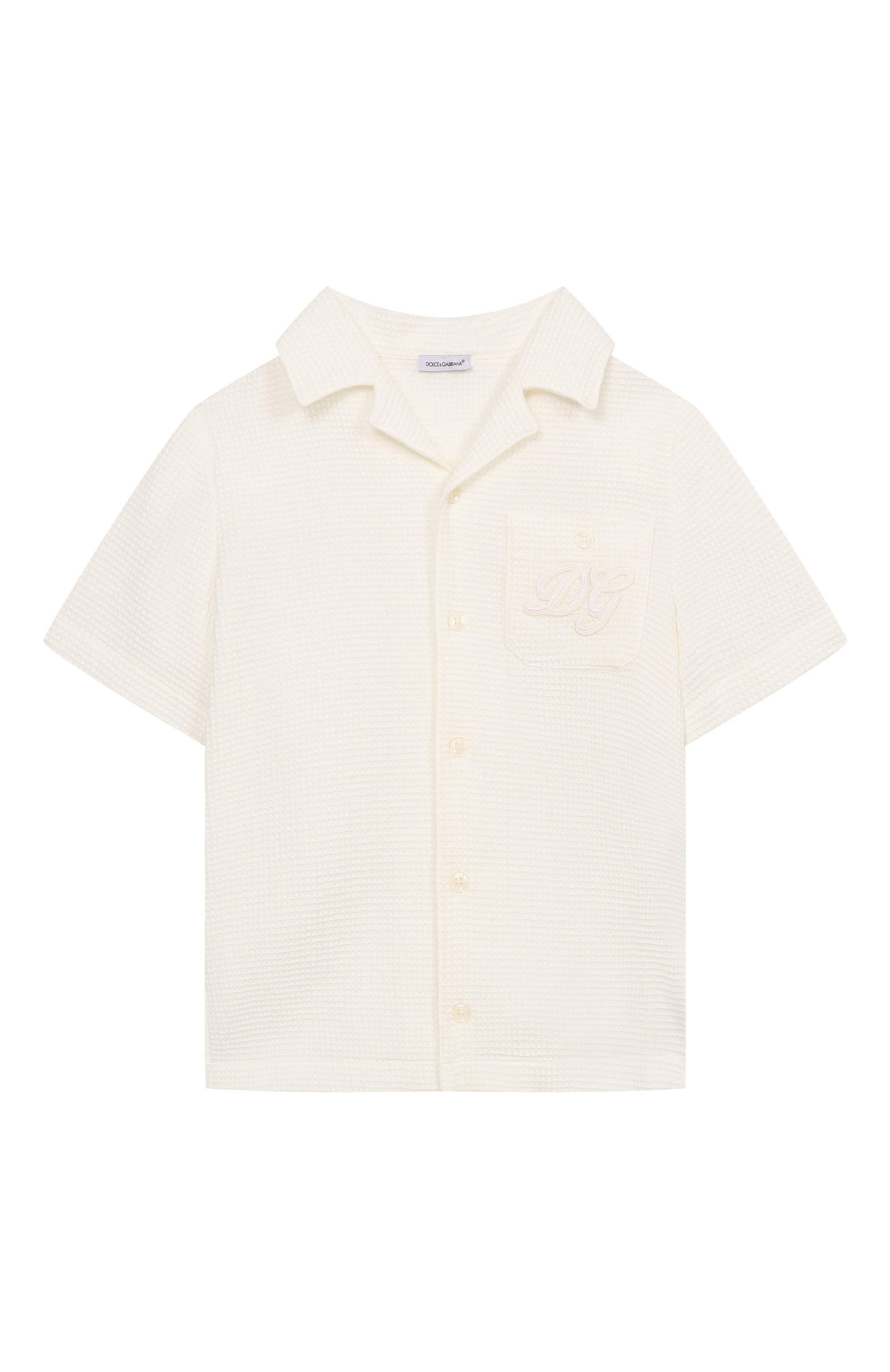 Хлопковая рубашка DOLCE & GABBANA, арт. L44S76/FU628_001, фото 1