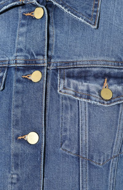 Джинсовая куртка FRAME DENIM синего цвета по цене 39950 руб., арт. LVJK204, фото 5 Джинсовая куртка FRAME DENIM, арт. LVJK204, фото 5