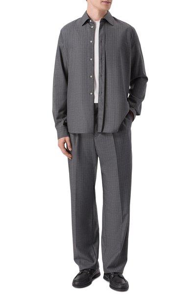 Шерстяная рубашка JIL SANDER, арт. J22DL0401/J40336, фото 2