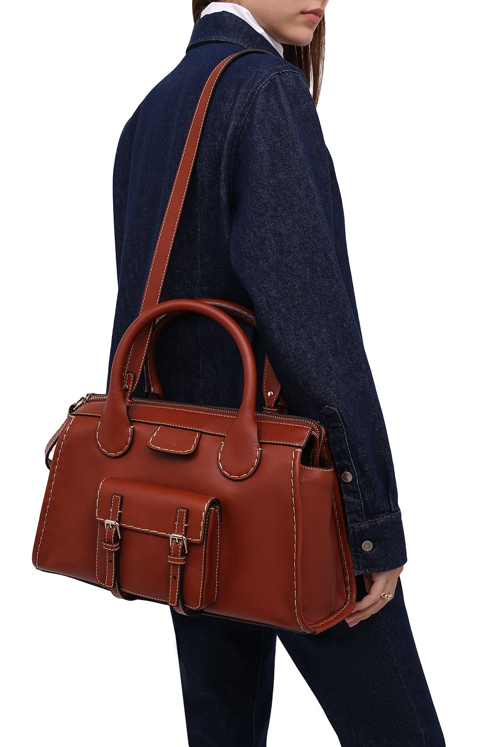 Сумка edith medium CHLOÉ, арт. CHC21WS450F43, фото 5