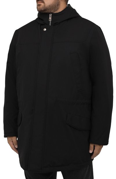 Утепленная парка KIRED черного цвета по цене 154000 руб., арт. WTIK02W7008012001/62-74, фото 3 Утепленная парка KIRED, арт. WTIK02W7008012001/62-74, фото 3