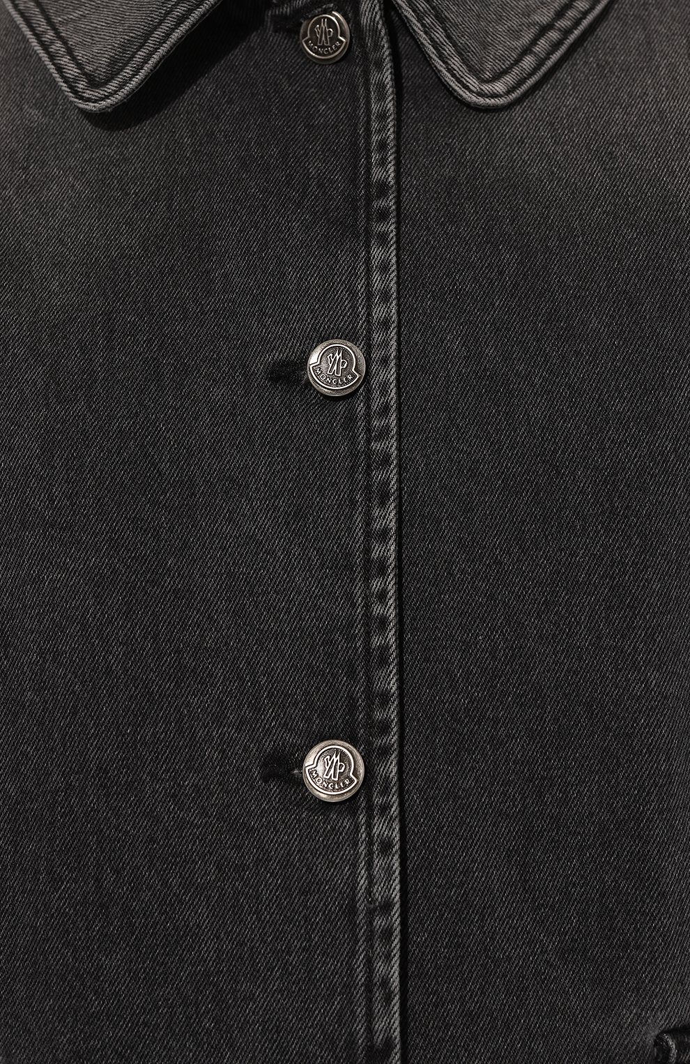Джинсовая куртка MONCLER серого цвета по цене 84150 руб., арт. 2F000-12-597ZH, фото 5 Джинсовая куртка MONCLER, арт. 2F000-12-597ZH, фото 5