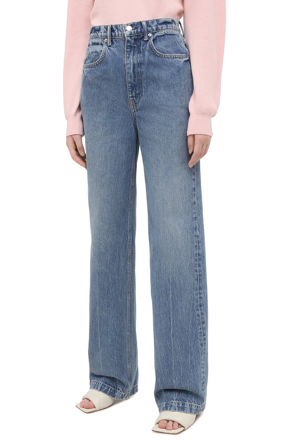 Джинсы ALEXANDER WANG голубого цвета по цене 32200 руб., арт. 4DC2204757, фото 3 Джинсы ALEXANDER WANG, арт. 4DC2204757, фото 3