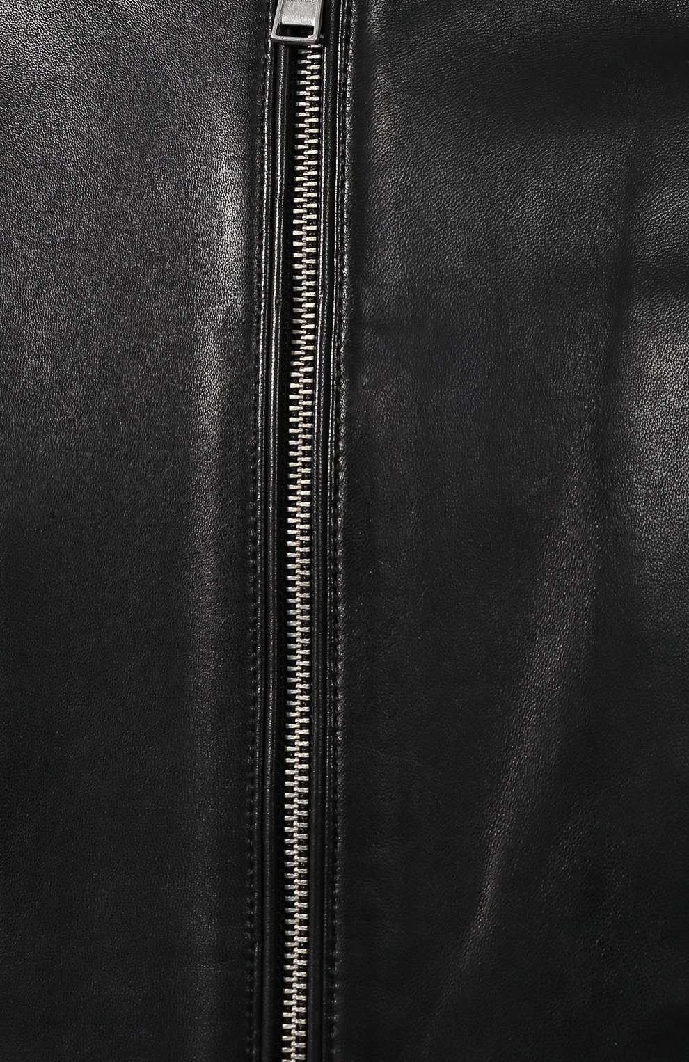 Кожаный бомбер BOSS черного цвета по цене 53500 руб., арт. 50398818, фото 5 Кожаный бомбер BOSS, арт. 50398818, фото 5