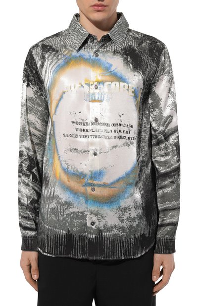 Рубашка из вискозы DIESEL, арт. A15884/0CPAB, фото 3