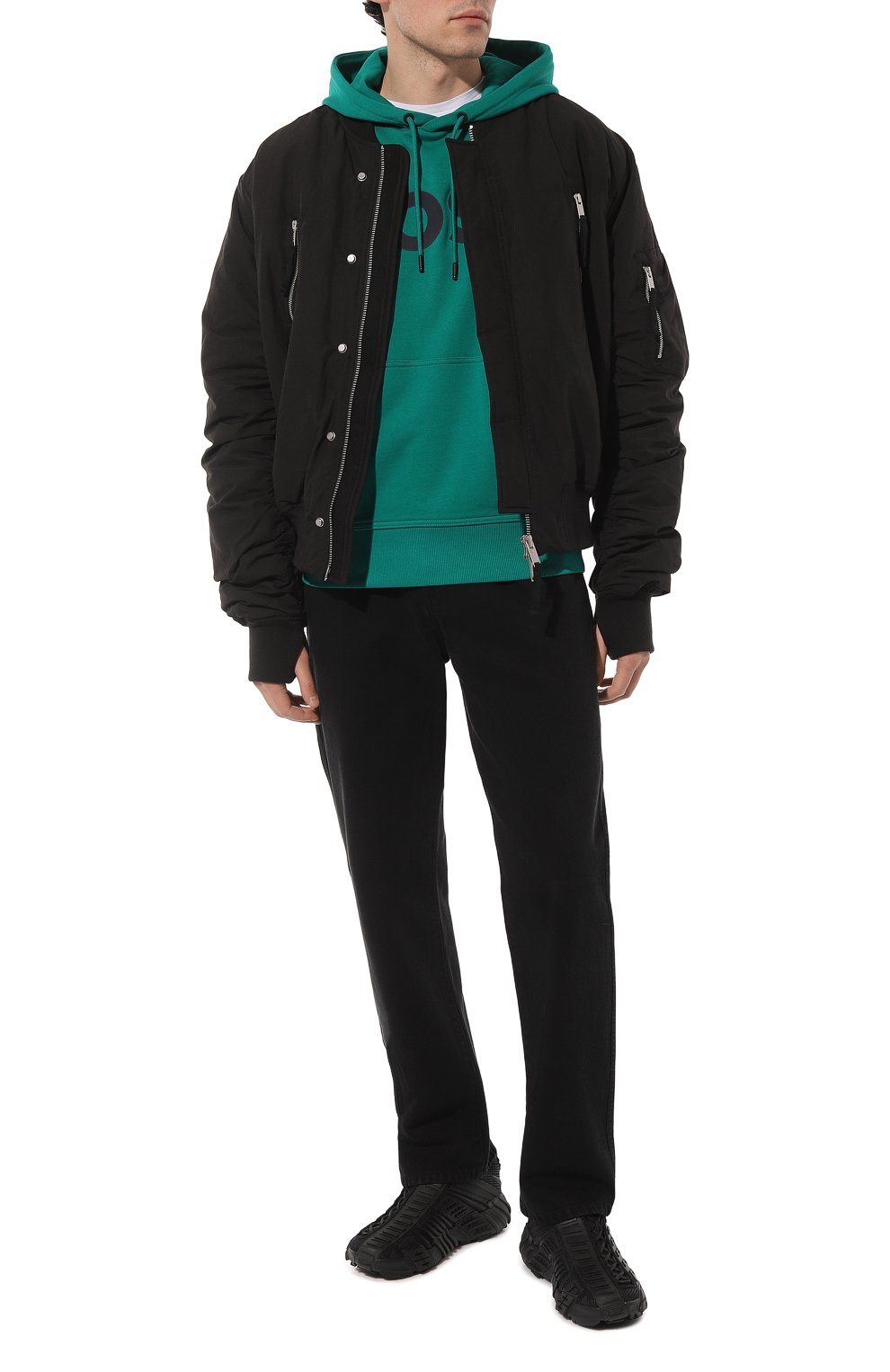 Хлопковое худи BOSS ORANGE, арт. 50487134, фото 2