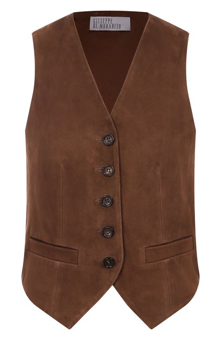 Женский замшевый жилет GIUSEPPE DI MORABITO, арт. 05FWWD283P 05366