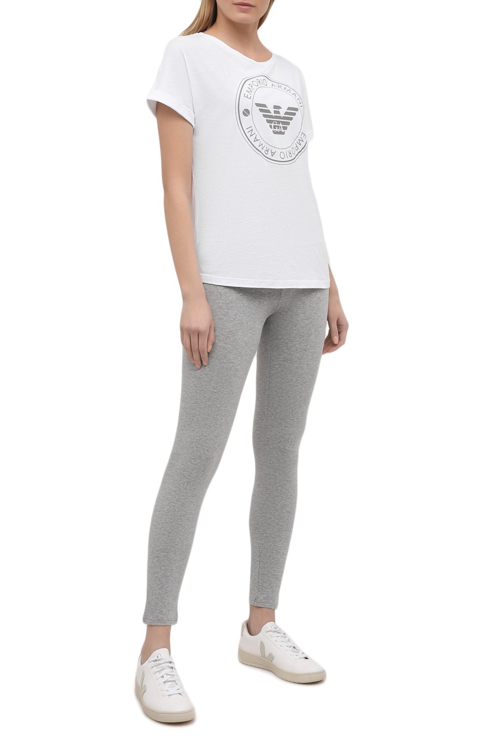 Хлопковые легинсы EMPORIO ARMANI, арт. 164162/1P227, фото 2