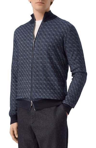 Кардиган из шелка и кашемира ZILLI, арт. KZMC01MAT02VDFD00, фото 3