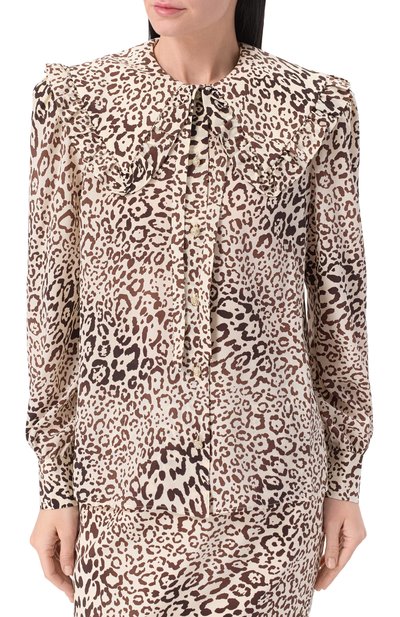 Шелковая блузка ALESSANDRA RICH, арт. FABX2975-F4478, фото 3