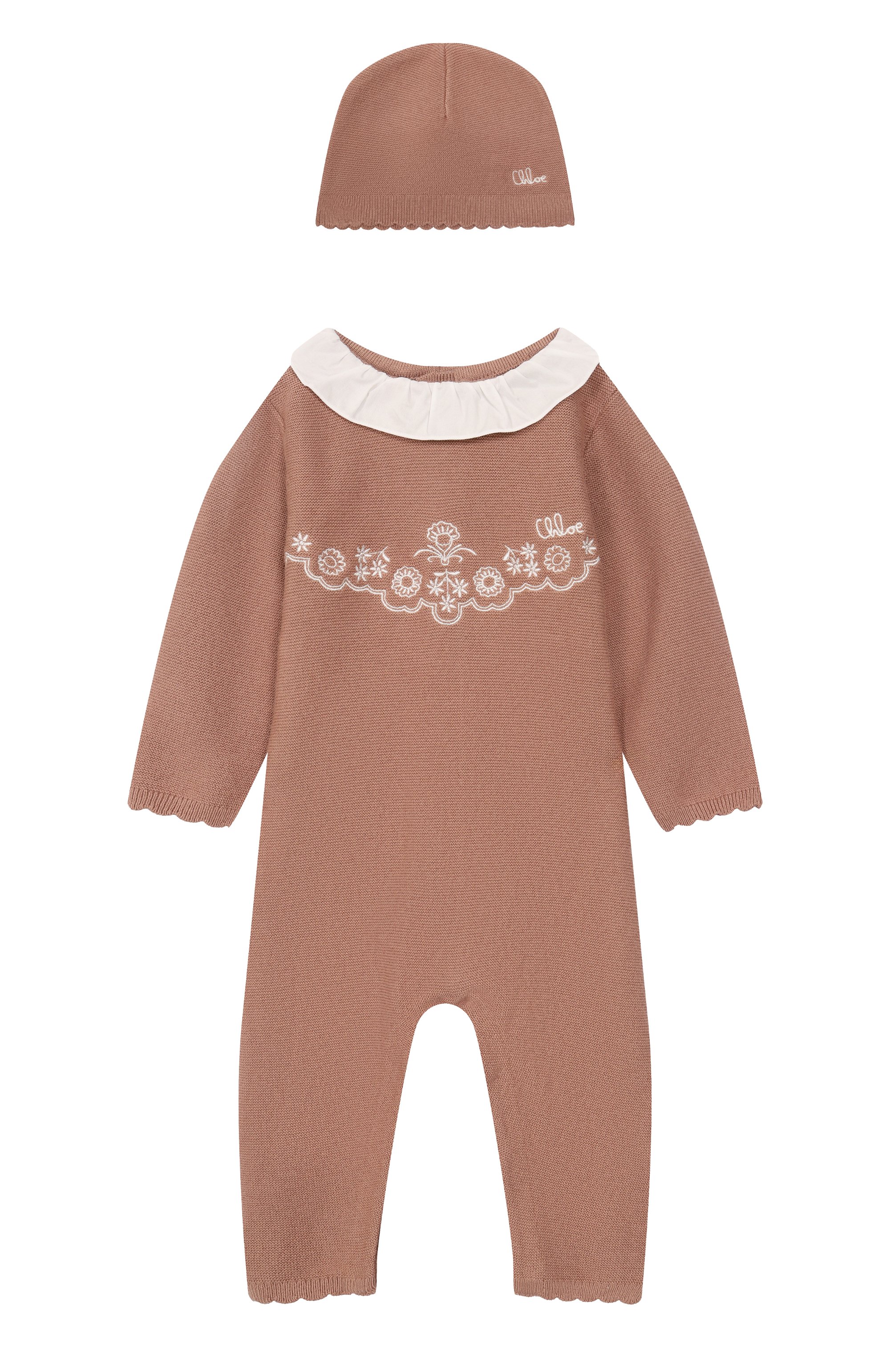 Комплект из комбинезона и шапки CHLOÉ, арт. C20779, фото 1