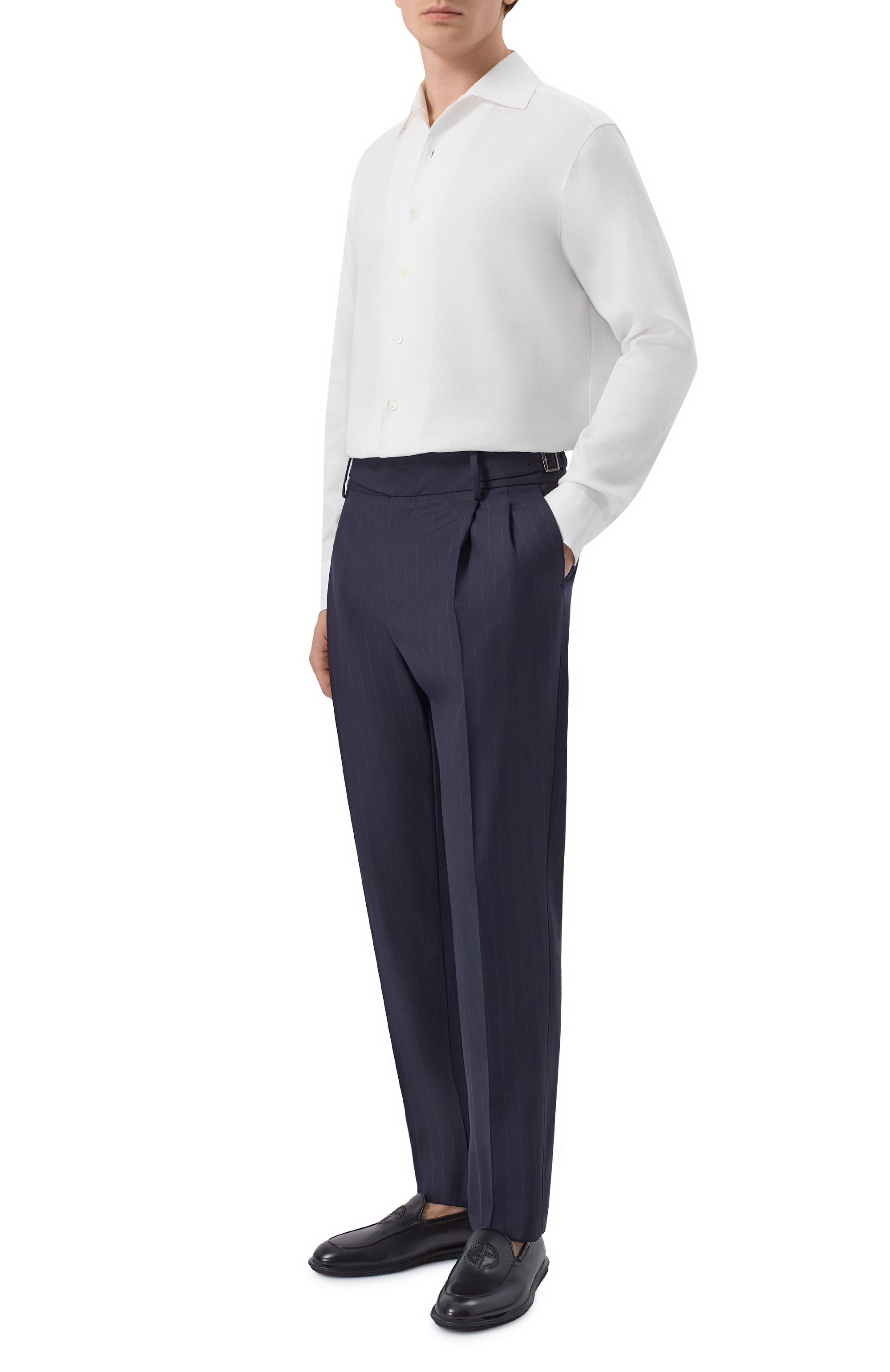 Шерстяные брюки DOLCE & GABBANA, арт. GP19ZT/FR227, фото 2