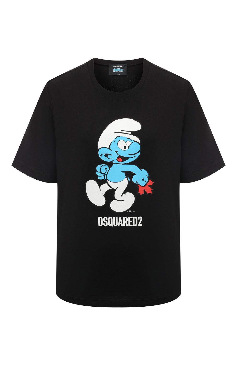 Хлопковая футболка dsquared2 x the smurfs DSQUARED2, арт. S73GC0286/S24558, фото 1